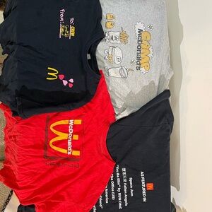 McDonald's T-Shirt Collection - Black, Red, Gray